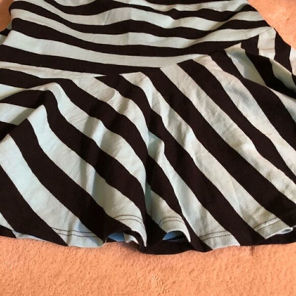 Patterson J Kincaid Gris Striped Skirt Turq/Black - Picture 4 of 8